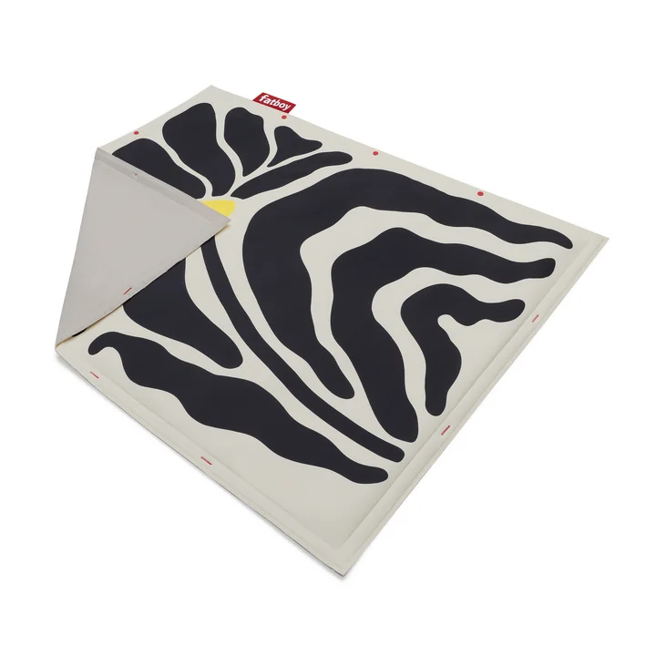 Fatboy - Flying Carpet, 180 x 140 cm, botanic cream / black