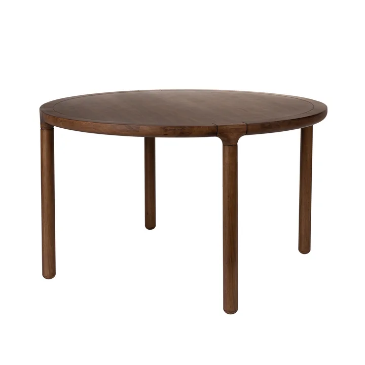 Zuiver - Storm Dining table Ø 128 cm, walnut
