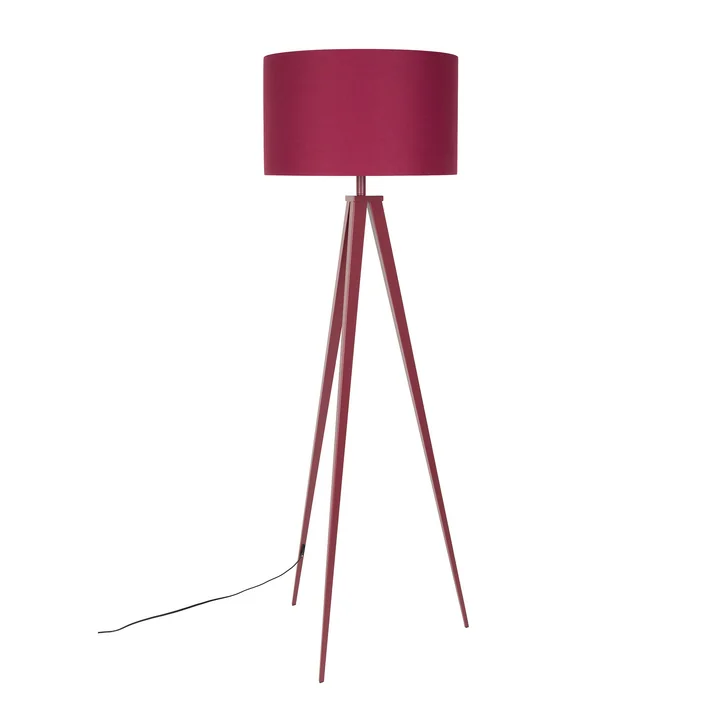 Zuiver - Tripod Floor lamp, burgundy red