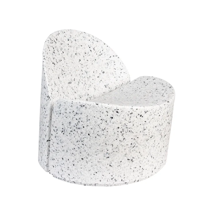 Zuiver - Lounge chair Bloom, white-terrazzo