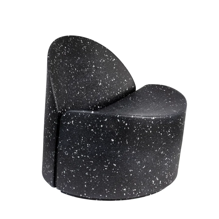 Zuiver - Lounge chair Bloom, black-galaxy