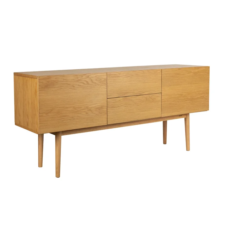 Zuiver - High On Wood Cabinet, oak, 2 drawers, 2 doors