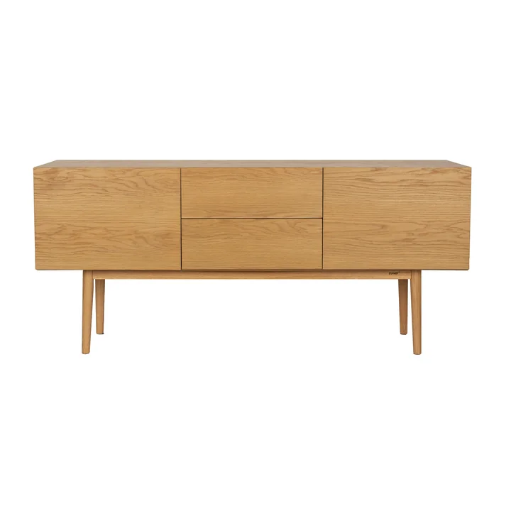 Zuiver - High On Wood Cabinet, oak, 2 drawers, 2 doors