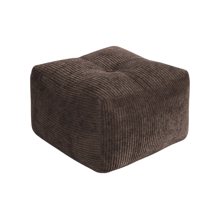 Karup - Buddy Kids Pouf, 50 x 50 cm, dark cocoa (551)