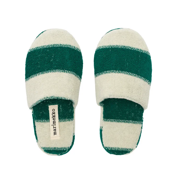 Marimekko - Galleria Slippers, emerald / melon