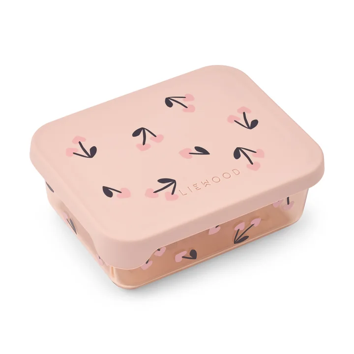LIEWOOD - Ako Lunch Box, Tritan, Cherry Heart, Rosy