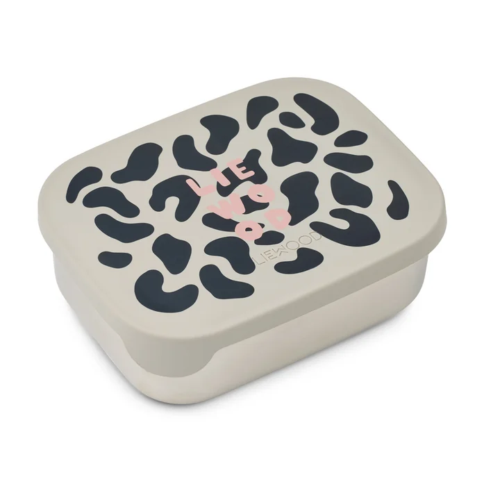 LIEWOOD - Arthur Lunchbox with Lid, mega leo / mist