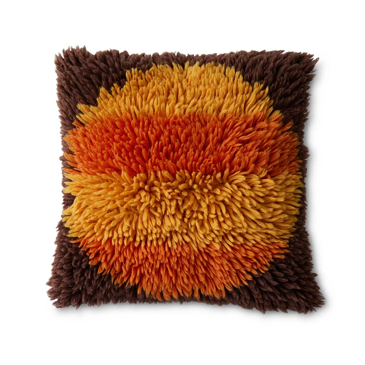 HKliving - Fluffy Pillow, 55 x 55 cm, Horizon