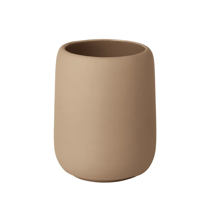 Blomus - " Sono " toothbrush cup, tan