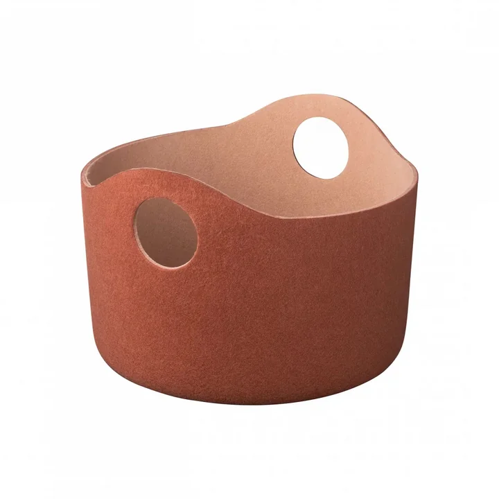 Blomus - Tiggy Felt Storage Basket S, rustic brown / tan