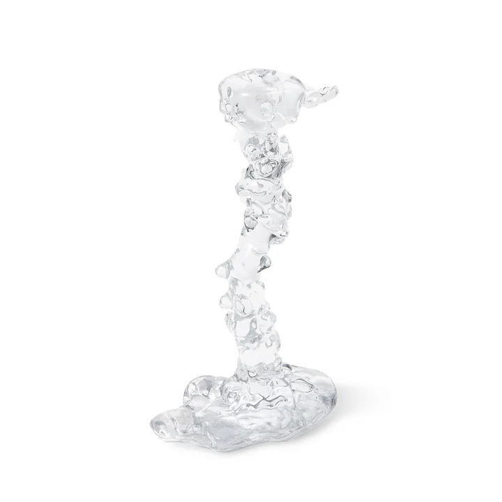 POLSPOTTEN - Drip Candle Holder L, Glass