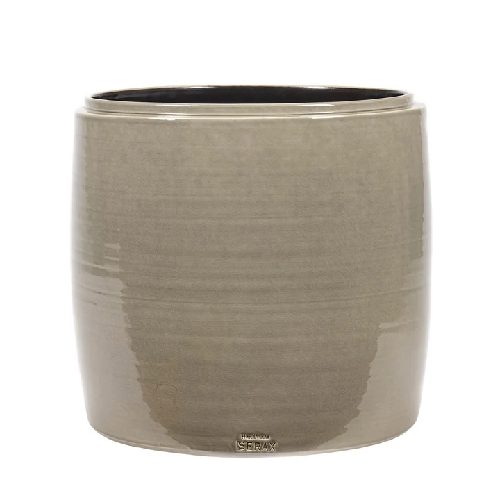 Serax - Glazed shades by Serax Flowerpot, L, gray