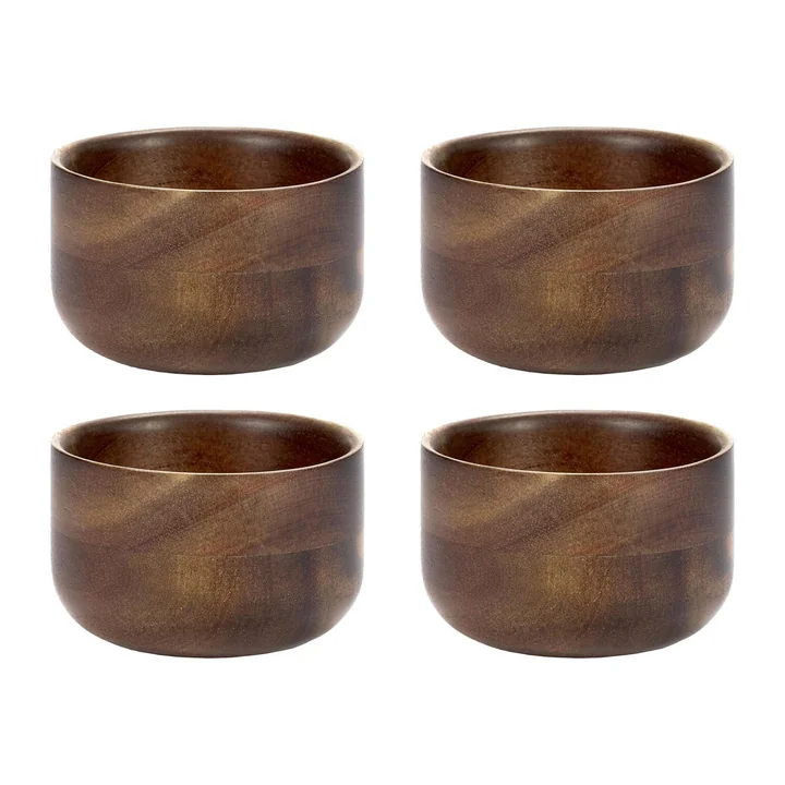 Serax - " Collage " Mug, 150 ml, Acacia Wood (Set of 4)