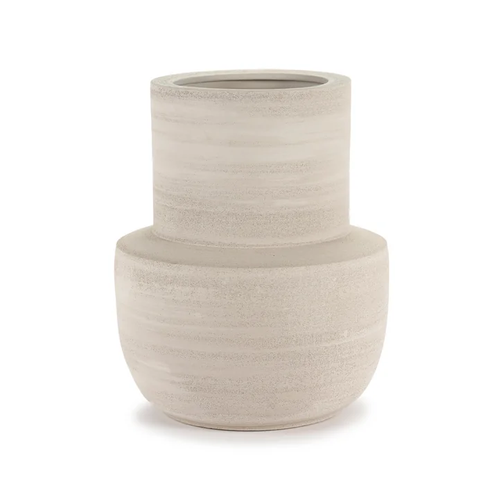 Serax - " Volumes " Vase, Large, Beige