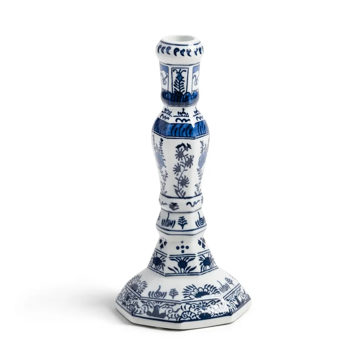 & klevering - " Delftware " Candleholder