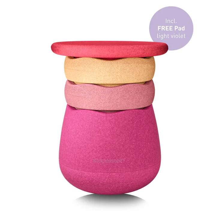 Stapelstein® - Dynamic all, flowers (Includes a FREE light violet pad)