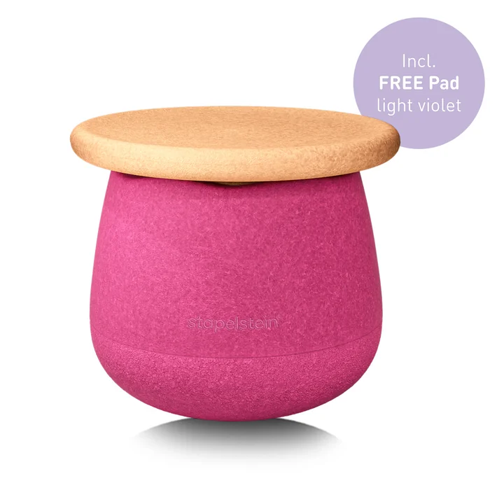 Stapelstein® - Dynamic, small, flowers (includes FREE light violet pad)