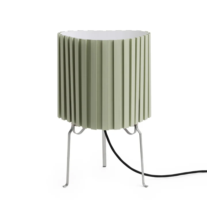HAY - Canelé Table Lamp 370, almond green