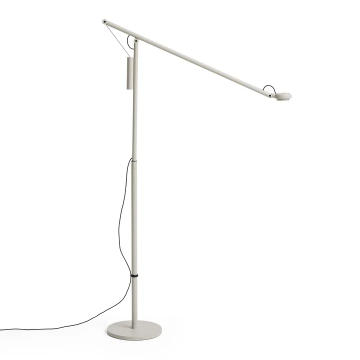 HAY - " Fifty-Fifty " Floor Lamp, ash gray