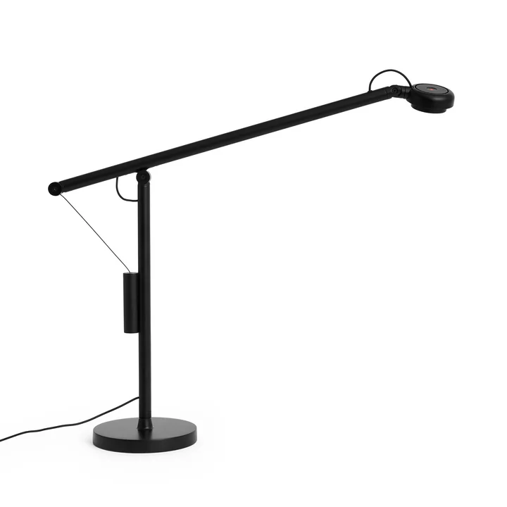 HAY - Fifty-Fifty Desk Lamp, Soft Black