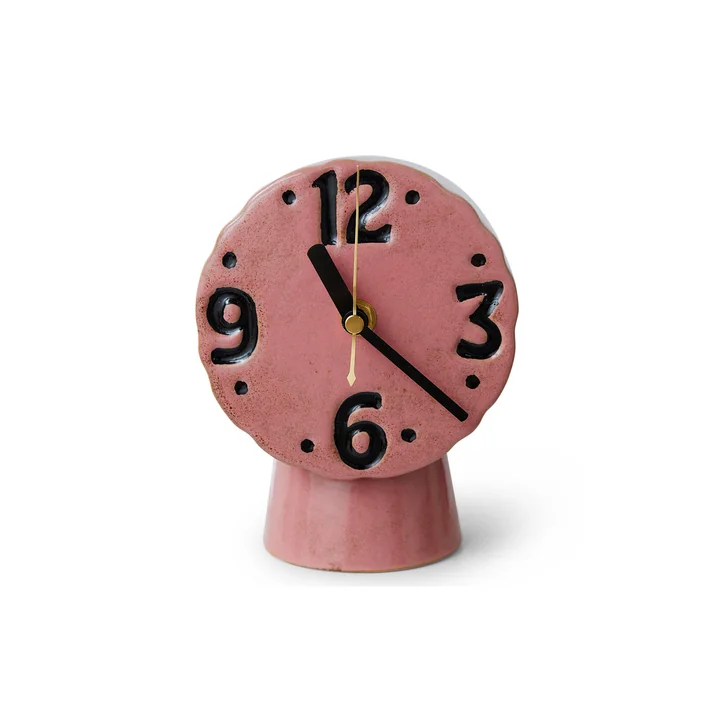 HKliving - Retro Ceramic Watch, Pink