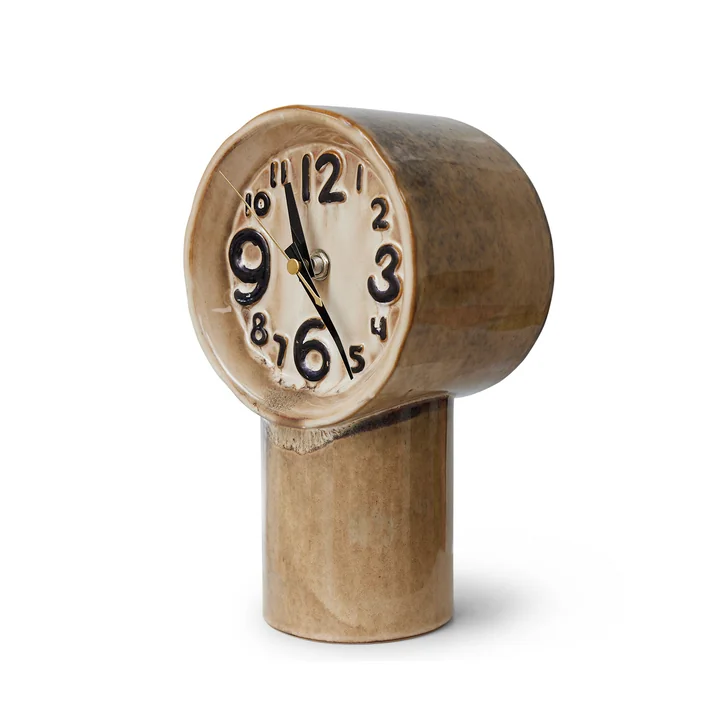 HKliving - Retro Ceramic Watch, Cream