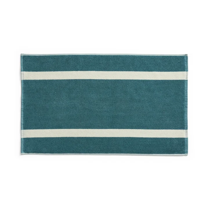 HAY - Stripe Bath Mat 50 x 80 cm, petrol blue