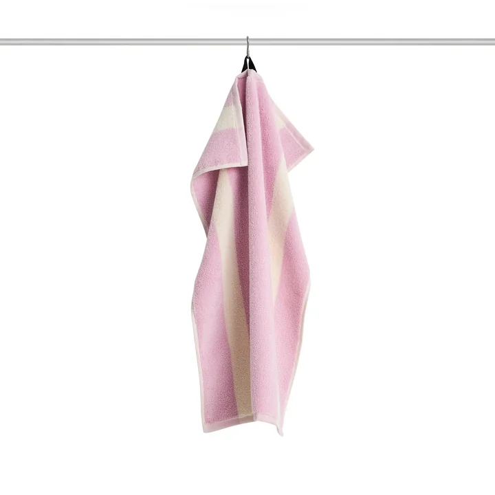 HAY - Stripe Towel, 40 x 60 cm, cool pink