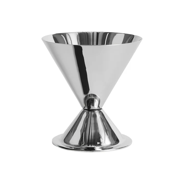 HAY - Essential Steel Cone Ice Cream Bowl, Stainless Steel