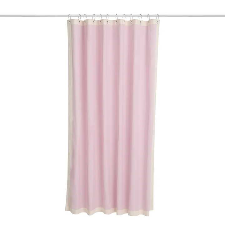 HAY - " Outline " Shower Curtain, Pink/Cream