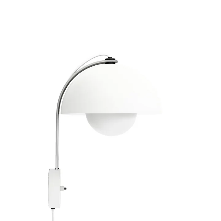 The Flowerpot wall lamp VP8 from & Tradition in matt white