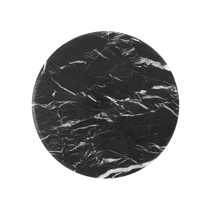& Tradition - Wire VP11 tabletop, Ø 38 cm, black marble (Nero Marquina)
