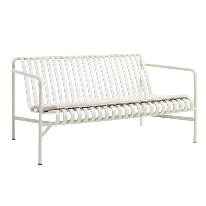 HAY - " Palissade " Seat Cushion for Lounge Sofa, cream-white on Lounge Sofa