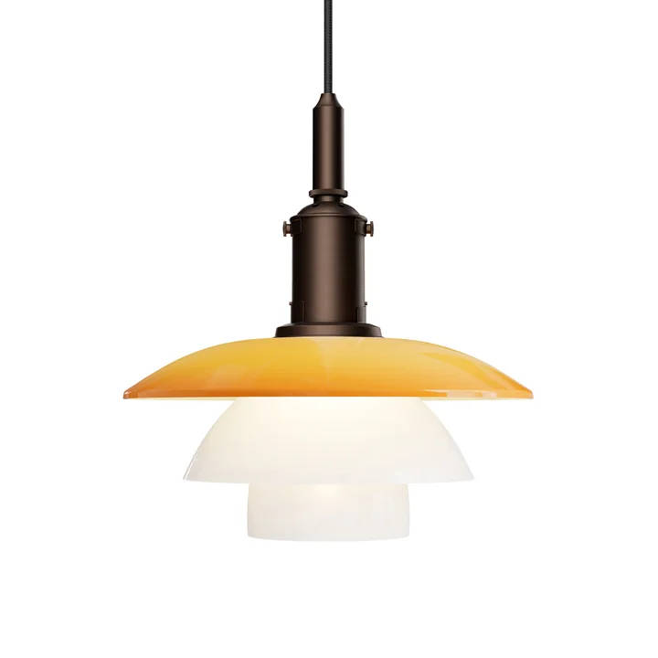 Louis Poulsen - PH 3/3 Centenary Edition Pendant Light, amber / opal white