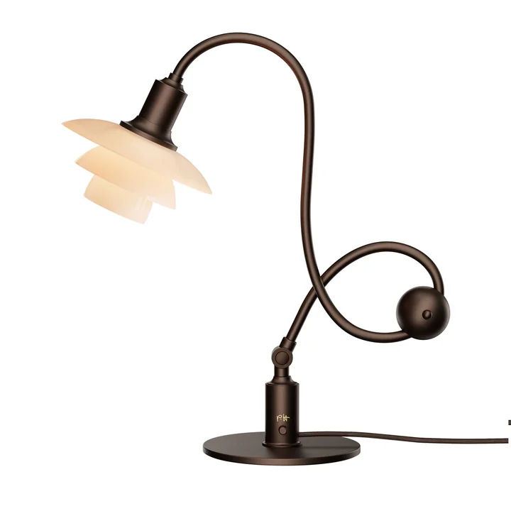 Louis Poulsen - PH 1/1 " Piano " Table Lamp, dusty terracotta, Limited Edition