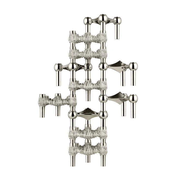 Stoff Nagel - Candleholders and Quist candleholders, chrome