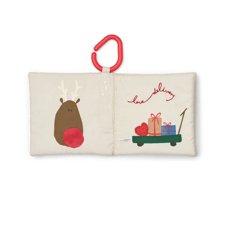 LIEWOOD - Fey Fabric Book, Festive / sandy