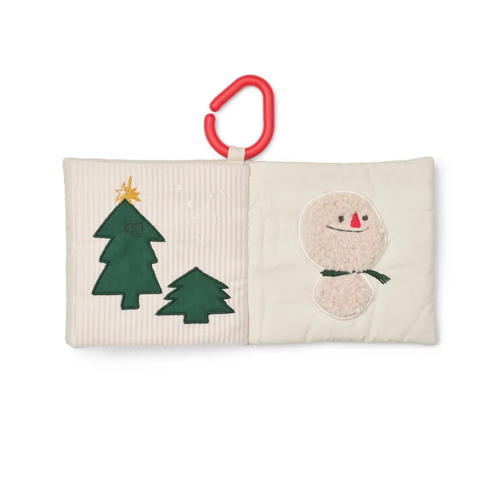 LIEWOOD - Fey Fabric Book, Festive / sandy