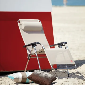 Amida Aluminium recliner from Fiam