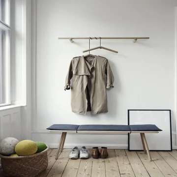 Skagerak - Georg Bench, coat rack, hanger, oak wood
