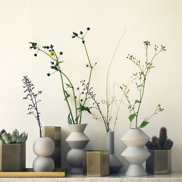 Hexagon Vase and Flowerpot by ferm Living