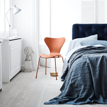 The Fritz Hansen Series 7 Chair, Chevalier orange