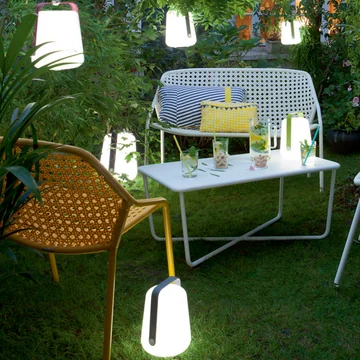 Fermob Battery LED light: easy to carry and extremely flexible
