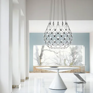 Mesh pendant lamp from Luceplan