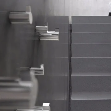 Nova 2 with Hooks by Frost in the Bathroom