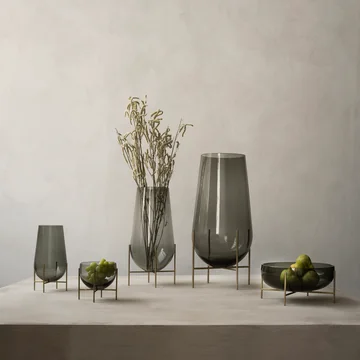 Échasse Bowl and Vases by Audo