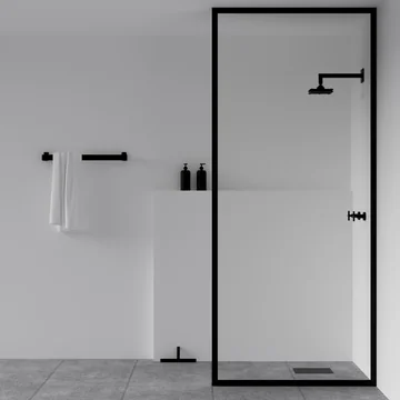 Towel holder from Nichba Design in black