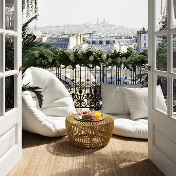 Nido OUT Futon armchair by Karup Design in white (401)