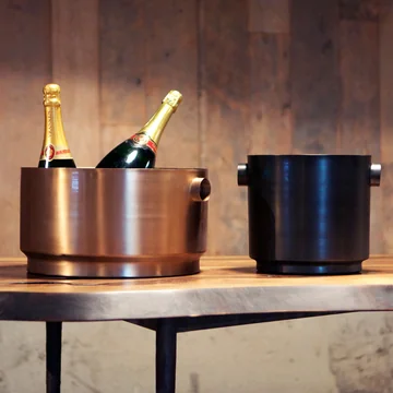 Rondo Wine bucket, Rondo Party Bucket bottle cooler from XLBoom