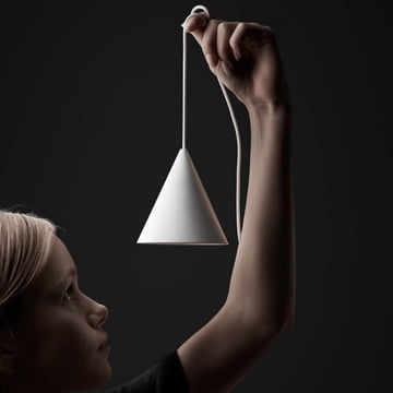 The S2 w201 Extra Small LED pendant light from Wästberg in white